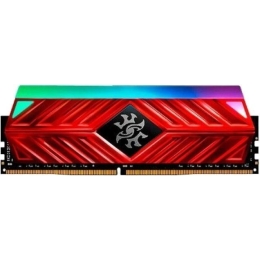 ОЗУ AData 8GB DDR4 3200 DIMM XPG Spectrix D41 RGB Red Gaming Memory AX4U32008G16A-SR41 Non-ECC, CL16, 1.35V, Heat Shield, RTL