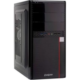 Корпус Exegate EX277436RUS Minitower MA-371X Black, mATX  2*USB+2*USB3.0, Audio