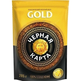 Кофе растворимый Черная Карта Gold 285 г (4620007590425)