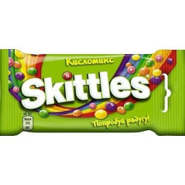 Жевательные конфеты Skittles Кисломикс 38 г (5000159438056)