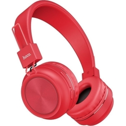 Наушники Bluetooth hoco W25 Red (6931474710079)