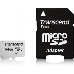 Карта памяти microSDXC 64Gb Class10 Transcend TS64GUSD300S w/o adapter