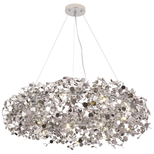 Подвесная люстра Crystal Lux GARDEN SP9 D800 CHROME