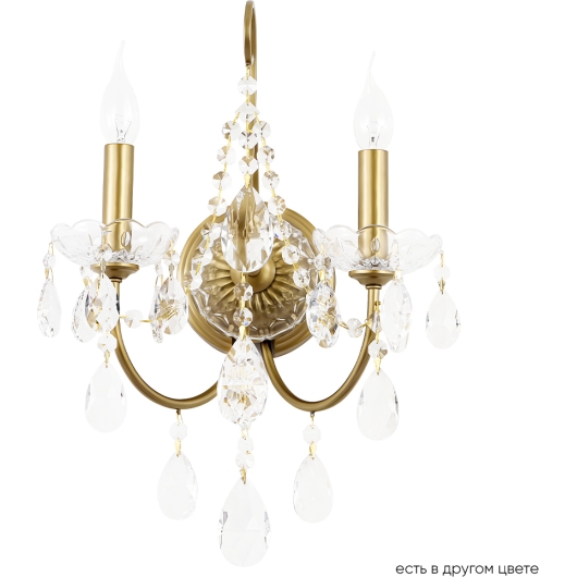 Бра Crystal Lux ODELIS AP2 GOLD