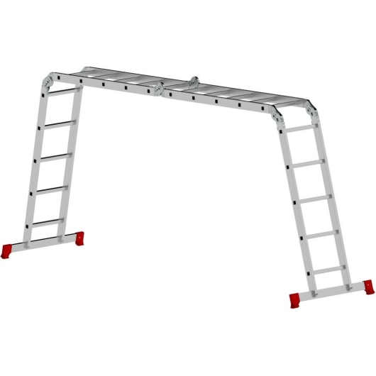 Лестница-трансформер Новая Высота 2320405 четырехсекционная 4х5 ступеней
