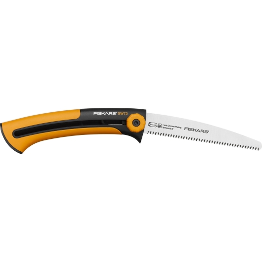 Пила садовая Fiskars Xtract SW72 малый черный/оранжевый (1000612)