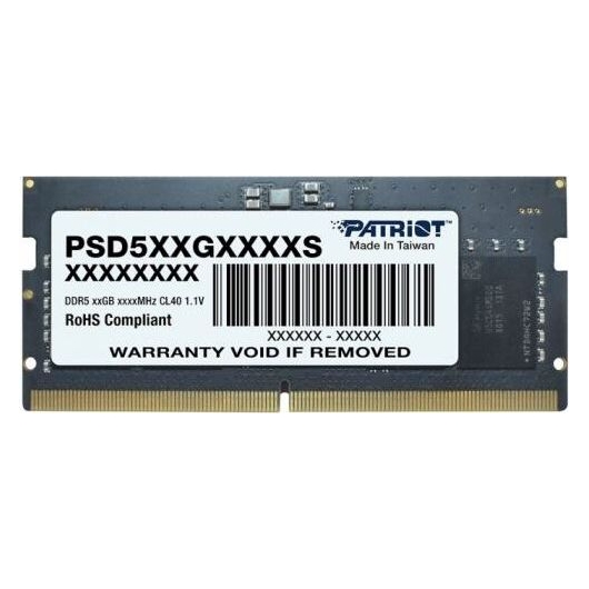 ОЗУ Patriot SL (PSD58G560041S) DDR5 8GB 5600MHz SODIMM