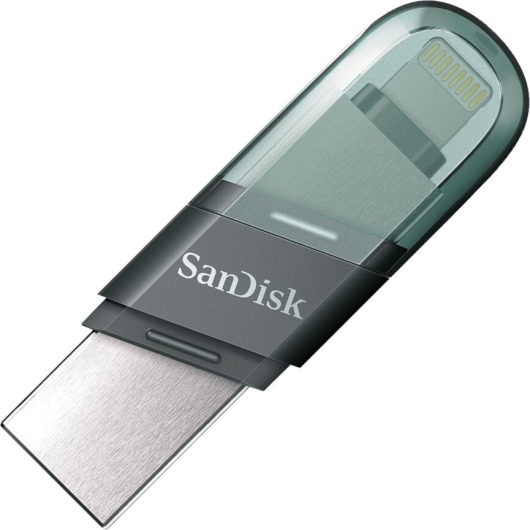 USB-флешка Sandisk 256Gb iXpand Flip SDIX90N-256G-GN6NE USB3.1 зеленый/серебристый