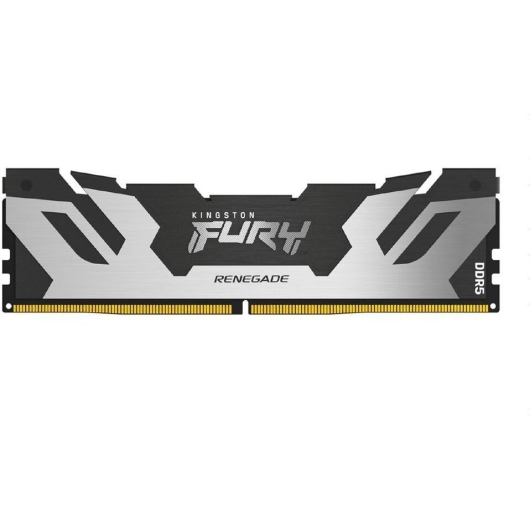 ОЗУ Kingston Fury Renegade Silver/Black 24GB (KF572C38RS-24) DDR5 7200 XMP Non-ECC Unbuffered DIMM (Single Module) 1RX8 38-44-44 1.45V 288-pin 24Gbit