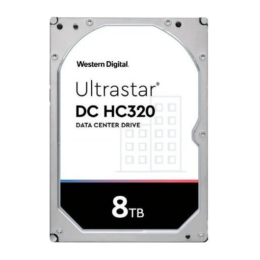 Жесткий диск WD Original SAS 3.0 8Tb 0B36400 HUS728T8TAL5204 Ultrastar DC HC320 (7200rpm) 256Mb 3.5"