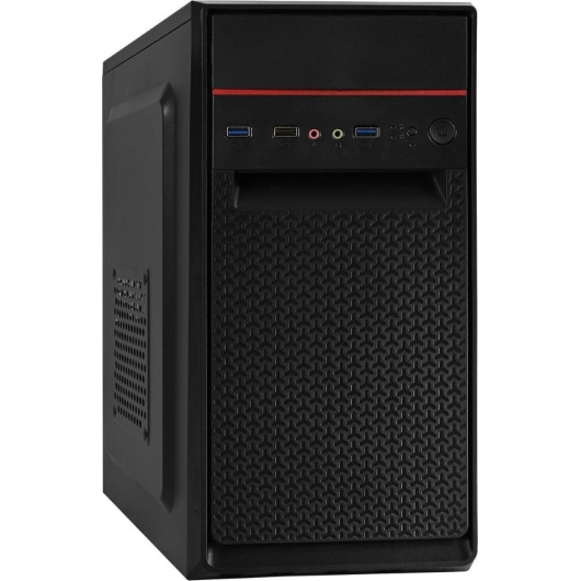 Корпус ExeGate BAA-107U Black EX283062RUS mATX, AAA400, 80mm, 1xUSB+2xUSB3.0, Audio