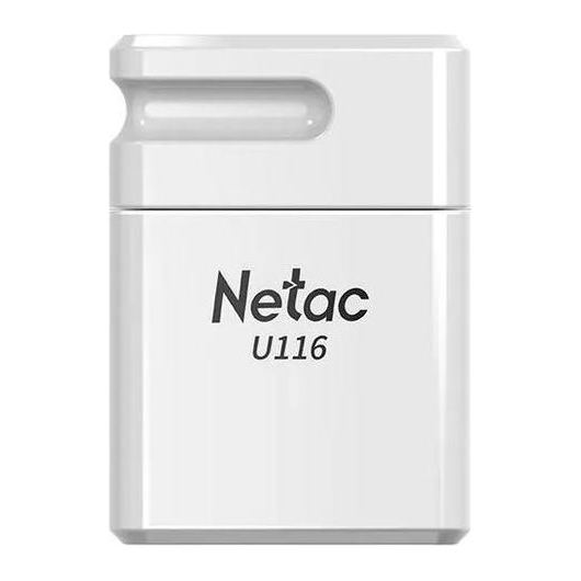 USB-флешка Netac U116 NT03U116N-004G-20WH 4GB USB2.0 белый