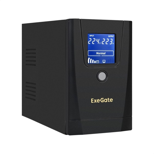 ИБП ExeGate EX292787RUS SpecialPro Smart LLB-1000.LCD.AVR.1SH.2C13 Black