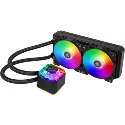 Система водяного охлаждения Silverstone SST-IG240P-ARGB 240mm high-performance ARGB AIO 2x120mm ARGB fan, Intel LGA 115X/1366/12