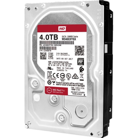 Жесткий диск WD Original SATA-III 4Tb WD4003FFBX NAS Red Pro (7200rpm) 256Mb 3.5"