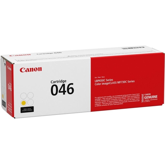 Картридж лазерный Canon 046 Y 1247C002 желтый (2300стр.) для Canon i-SENSYS LBP650/MF730