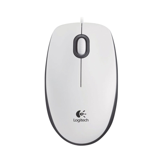 Мышь Logitech M100 White, USB, оптическая, проводная (910-005004)