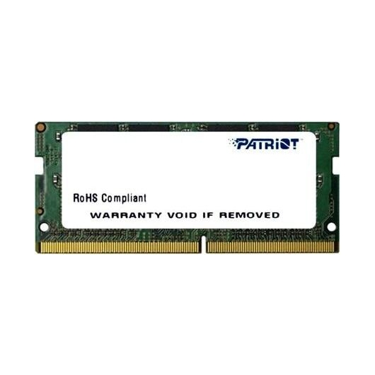 ОЗУ DDR4 16Gb 2400MHz Patriot PSD416G240081S RTL PC4-19200 CL17 SO-DIMM 260-pin 1.2В