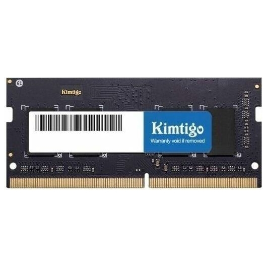 ОЗУ Kimtigo KMKS4G8582666 DDR4 4Gb 2666MHz RTL PC4-21300 CL19 SO-DIMM 260-pin 1.2В single rank