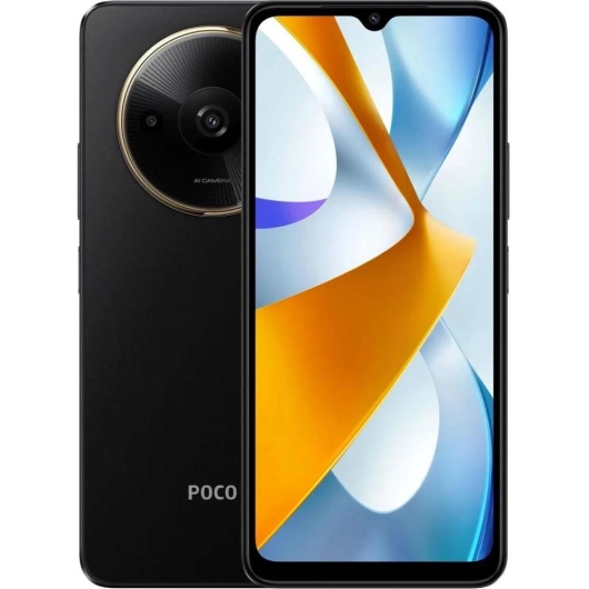 Смартфон Xiaomi Poco C61 3/64GB Black РСТ