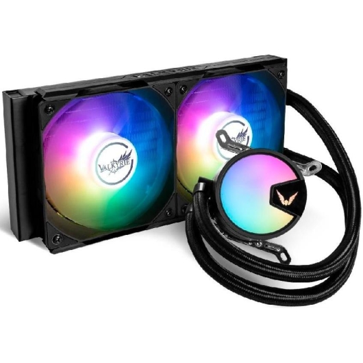 СВО Valkyrie A240 ARGB Black (HW A240) / 2x120mm ARGB fans, 800-1800RPM, 80CFM, 32.2dBA, 250W TDP