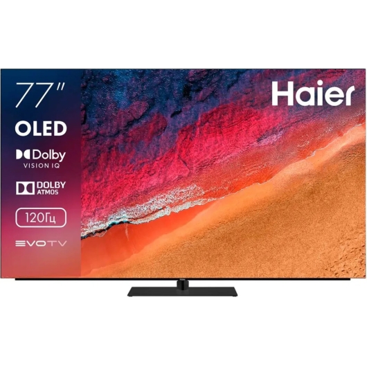 Телевизор HAIER 77 OLED S9 Pro черный, Ultra HD 4K, 77" Smart TV