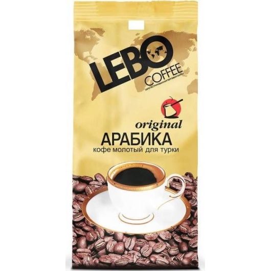 Кофе молотый Lebo Original Арабика для турки, 100 гр